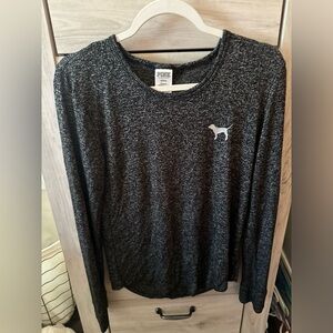 Long sleeve, soft, pajama top from PINK